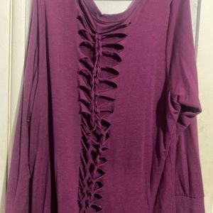 Torrid light weight back cutout sweater